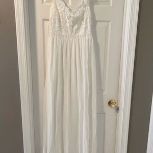 Handmade Wedding or Bridal Shower White Dress